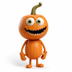Pumpkin Figure | Weatherproof Resin & Colorfast
