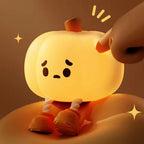 Pumpkin Night Light | Warm White LED & USB-C Rechargeable