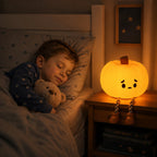 Pumpkin Night Light | Warm White LED & USB-C Rechargeable