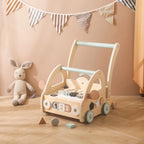 Push Walker | Solid Wood Montessori Play & Shape Sorter