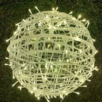 Rattan Ball Lights | Warm Ambient LED | 20 cm
