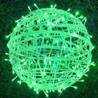 Rattan Ball Lights | Warm Ambient LED | 20 cm