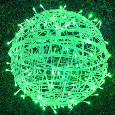 Rattan Ball Lights | Warm Ambient LED | 20 cm