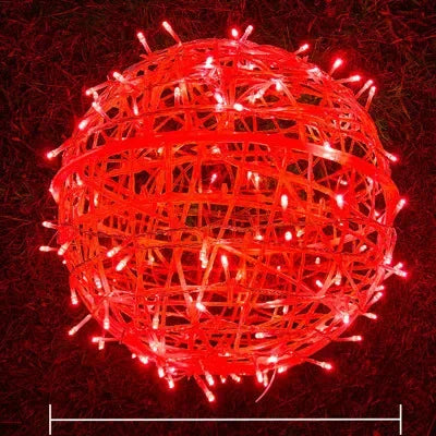 Rattan Ball Lights | Warm Ambient LED | 20 cm