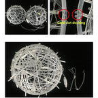 Rattan Ball Lights | Warm Ambient LED | 20 cm