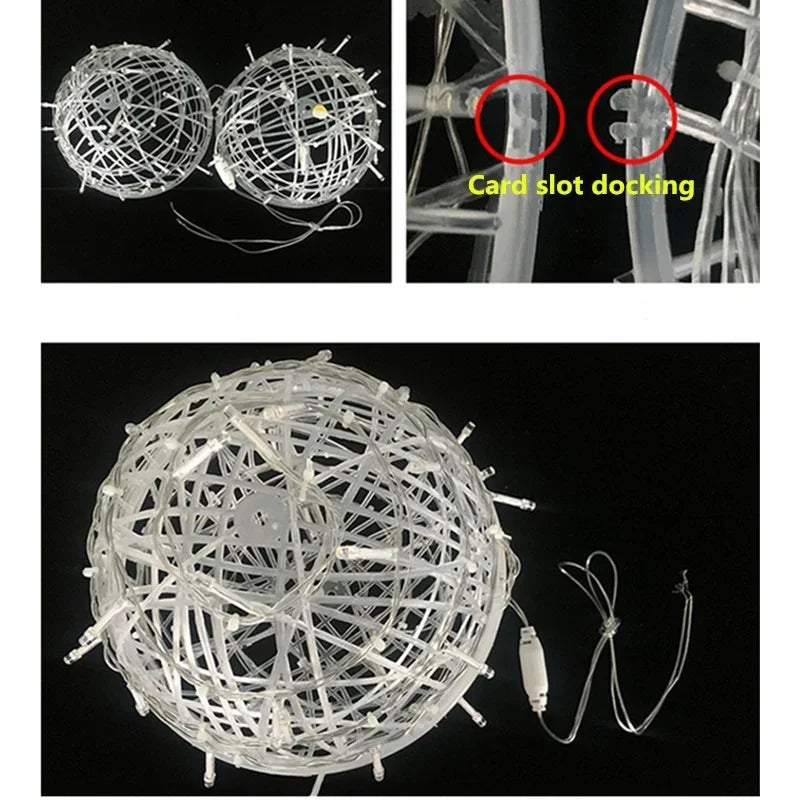 Rattan Ball Lights | Warm Ambient LED | 20 cm