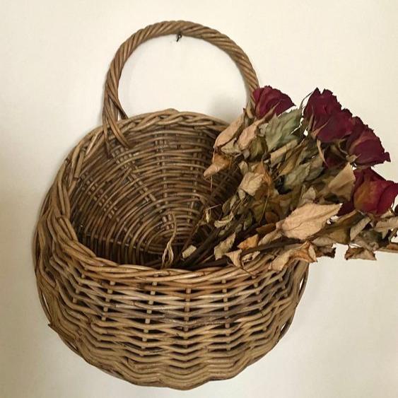 Plant Basket | Handcrafted Woven Rattan | Indoor Plant Display