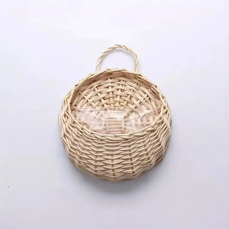 Plant Basket | Handcrafted Woven Rattan | Indoor Plant Display
