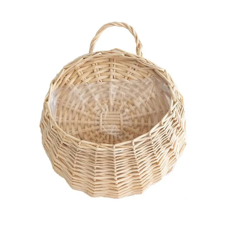 Plant Basket | Handcrafted Woven Rattan | Indoor Plant Display