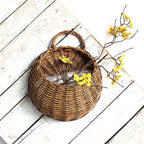 Plant Basket | Handcrafted Woven Rattan | Indoor Plant Display
