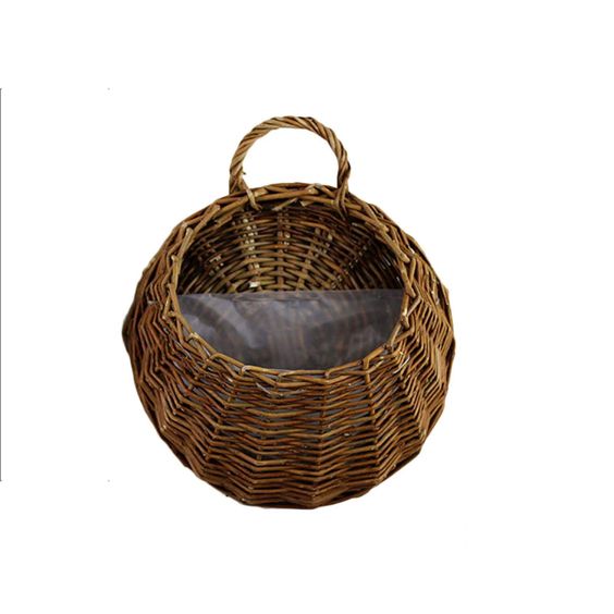 Plant Basket | Handcrafted Woven Rattan | Indoor Plant Display