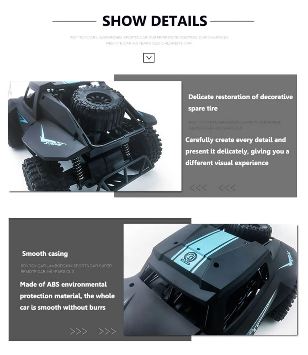 RC Monster Truck | 2.4 GHz Control & Shock-Resistant Suspension | 50 m Range