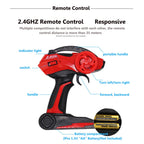 RC Monster Truck | 2.4 GHz Control & Shock-Resistant Suspension | 50 m Range