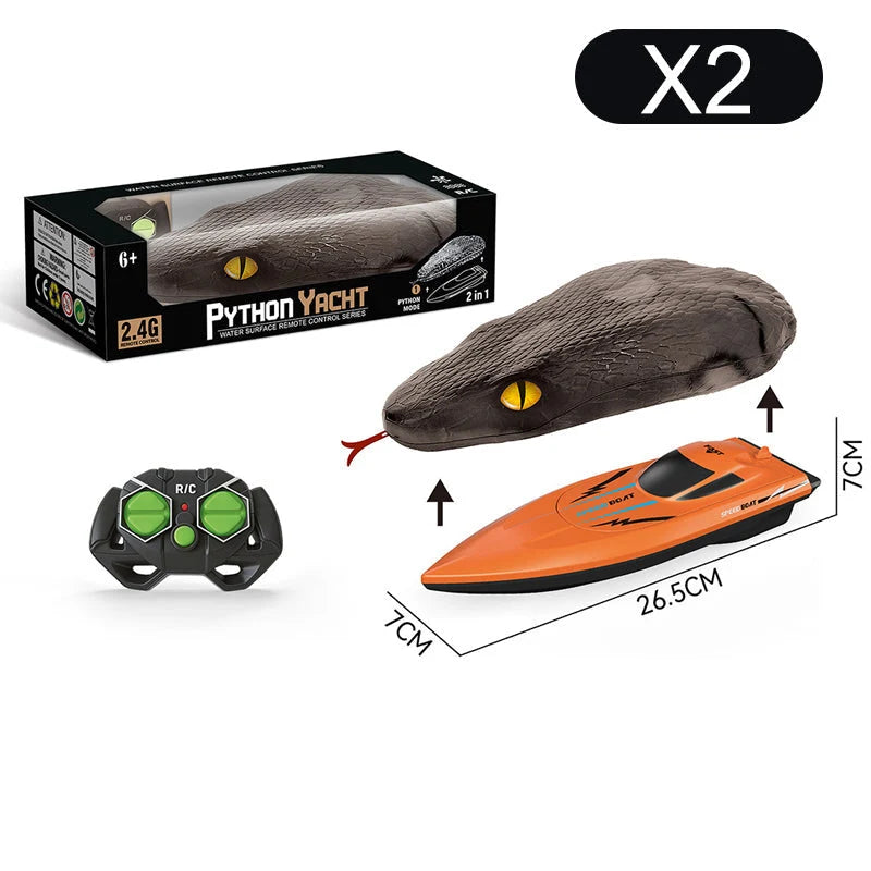 RC Racing Boat | 2.4 GHz & Dual Motor | Waterproof Hull