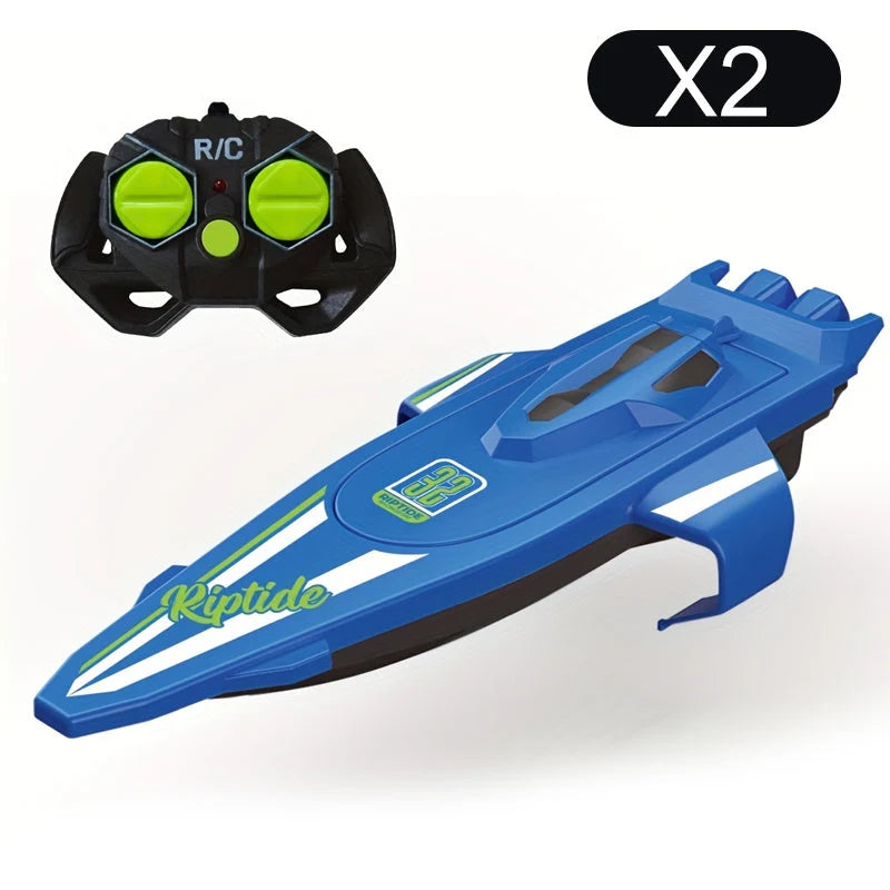 RC Racing Boat | 2.4 GHz & Dual Motor | Waterproof Hull