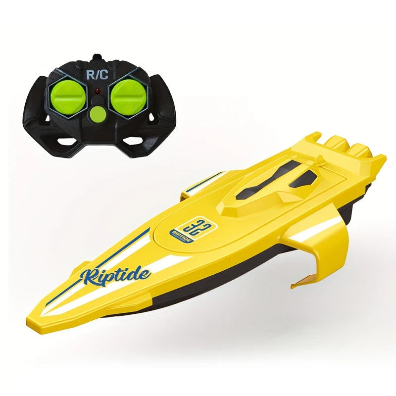 RC Racing Boat | 2.4 GHz & Dual Motor | Waterproof Hull