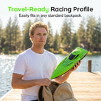 RC Racing Boat | 2.4 GHz & Dual Motor | Waterproof Hull