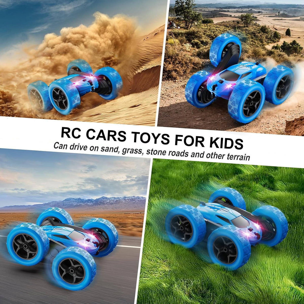 RC Stunt Car | 360° Flips & LED Lights | All-Terrain