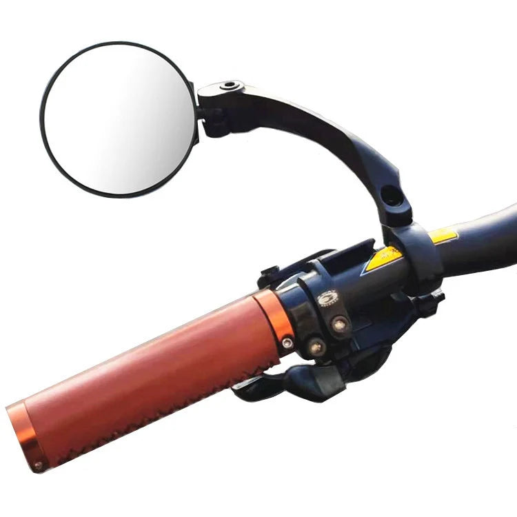 Rearview Bike Mirror | Adjustable Angle & Wide View | Fits Most Handlebars