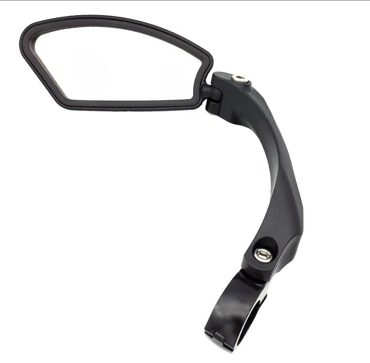 Rearview Bike Mirror | Adjustable Angle & Wide View | Fits Most Handlebars