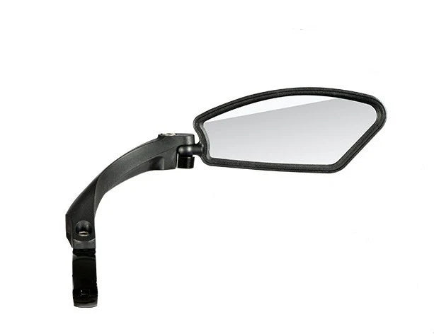 Rearview Bike Mirror | Adjustable Angle & Wide View | Fits Most Handlebars