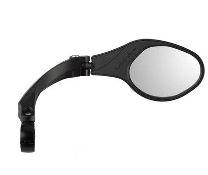 Rearview Bike Mirror | Adjustable Angle & Wide View | Fits Most Handlebars