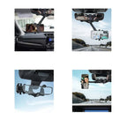 Rearview Mirror Phone Holder | 360° Rotatable & Retractable Arm