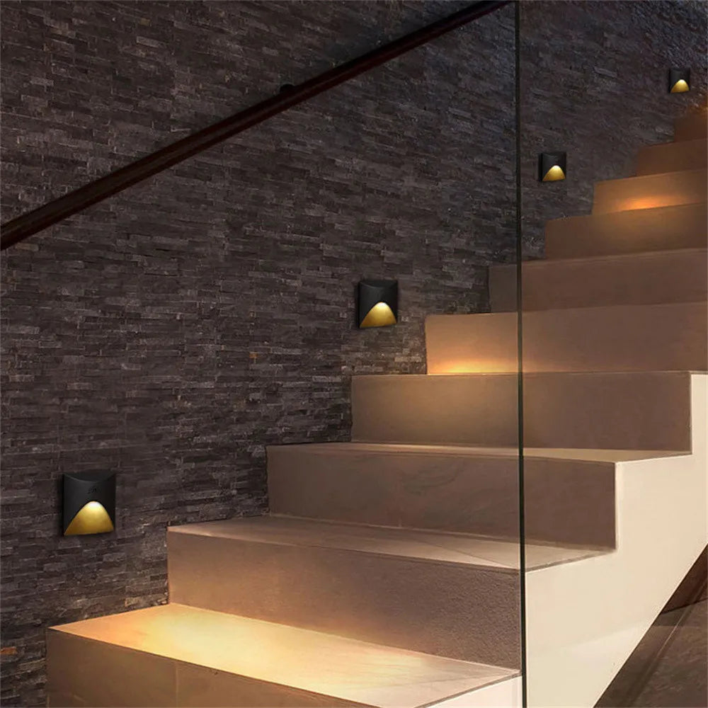 Recessed Wall Light | IP65 Aluminum & Glare-Free LED