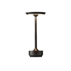 Table Lamp | Crystal Shade & Brushed Stainless Steel | Cordless Touch Dimmer