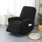Recliner Chair Cover | Soft Microfiber & Side Pocket | Machine Washable