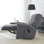 Recliner Chair Cover | Soft Microfiber & Side Pocket | Machine Washable