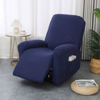 Recliner Chair Cover | Soft Microfiber & Side Pocket | Machine Washable