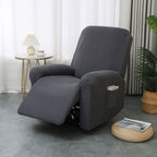 Recliner Chair Cover | Soft Microfiber & Side Pocket | Machine Washable