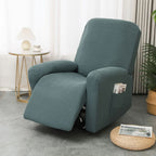 Recliner Chair Cover | Soft Microfiber & Side Pocket | Machine Washable
