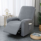 Recliner Chair Cover | Soft Microfiber & Side Pocket | Machine Washable