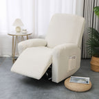 Recliner Chair Cover | Soft Microfiber & Side Pocket | Machine Washable