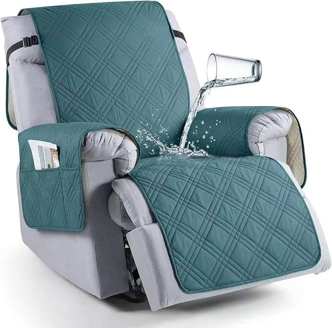 Recliner Chair Cover | Waterproof Microfiber & Silicone Grip