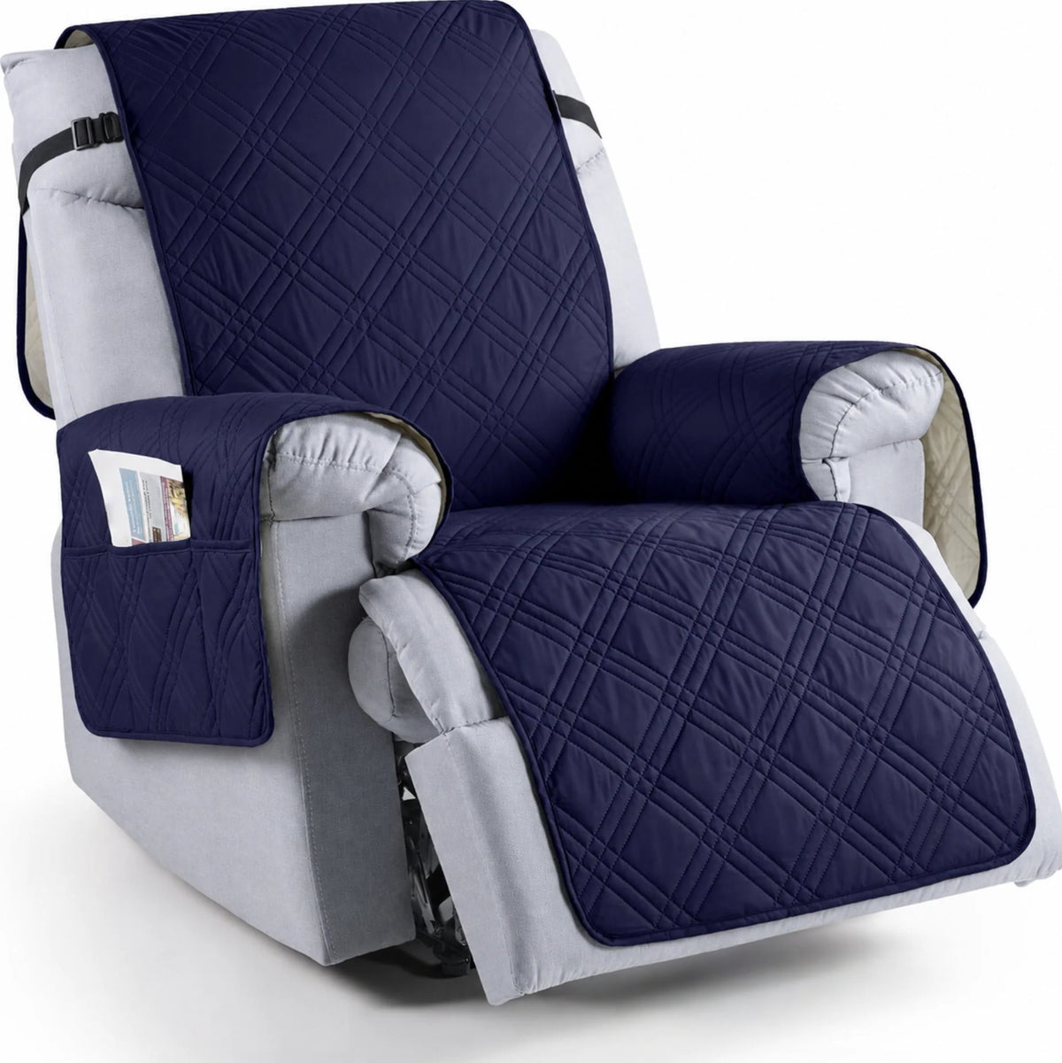 Recliner Chair Cover | Waterproof Microfiber & Silicone Grip