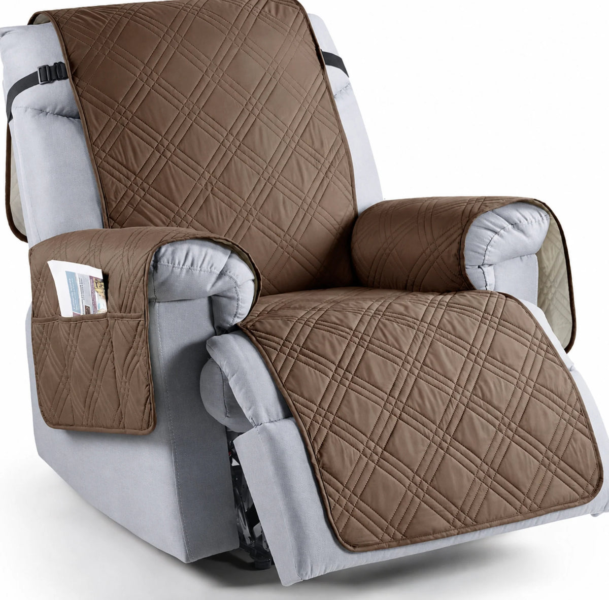 Recliner Chair Cover | Waterproof Microfiber & Silicone Grip