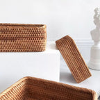 Rectangular Rattan Storage Basket