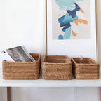 Rectangular Rattan Storage Basket