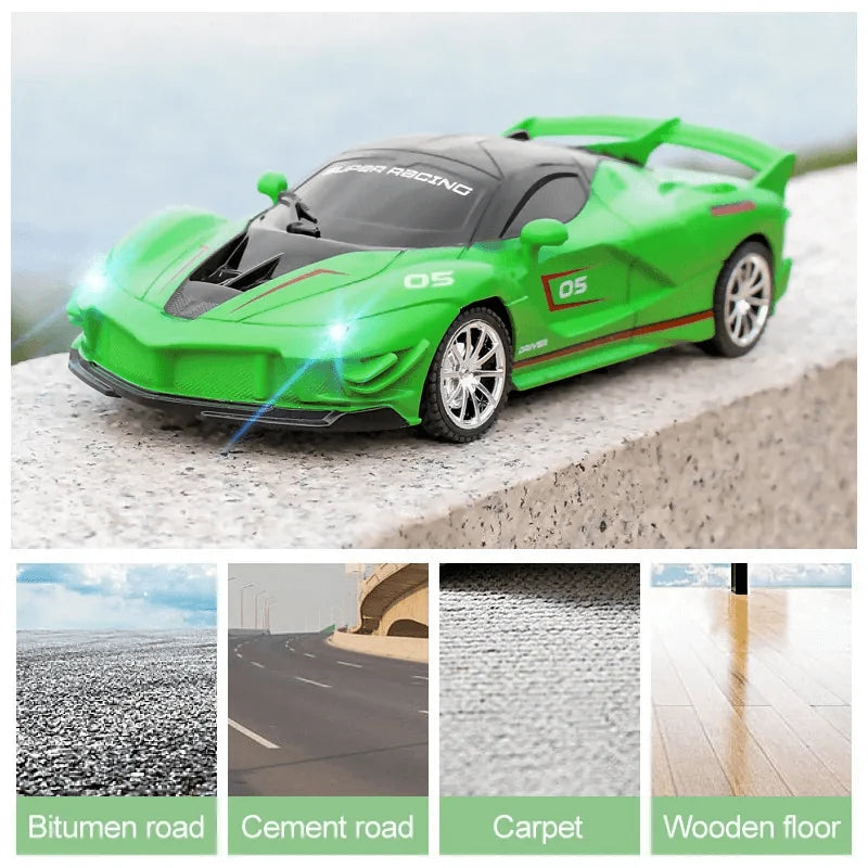 Remote Control Car | High-Speed 2.4G Remote & LED Lights
