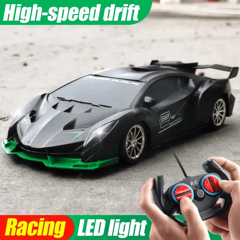 Remote Control Car | High-Speed 2.4G Remote & LED Lights