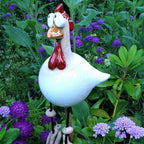Resin Chicken Garden Figure