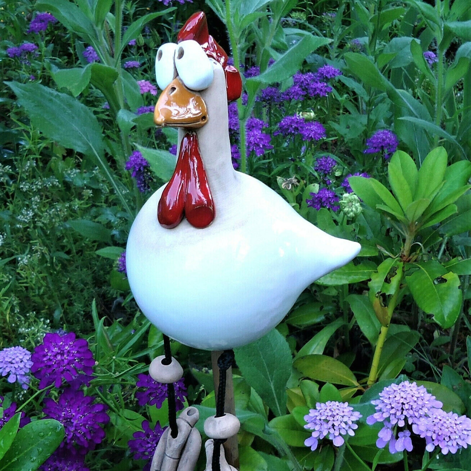 Resin Chicken Garden Figure
