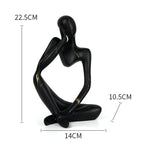 Table Sculpture | Abstract Thinker Design | Handmade Resin