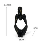Table Sculpture | Abstract Thinker Design | Handmade Resin