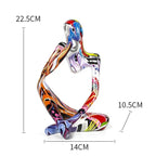 Table Sculpture | Abstract Thinker Design | Handmade Resin