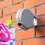 Retractable Clothesline | Auto-Retracting & 180° Swivel | 39 Ft Line Length