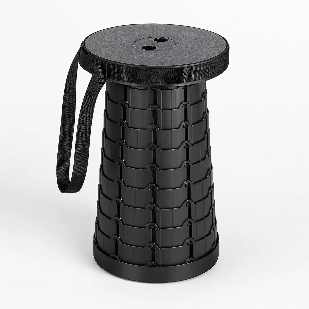 Retractable Stool | Lightweight & 11-Position Adjustable | Supports Up To 275 Lbs